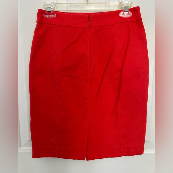 J. Crew Women's Coral Pencil Skirt Size 2 - Picture 7 of 8